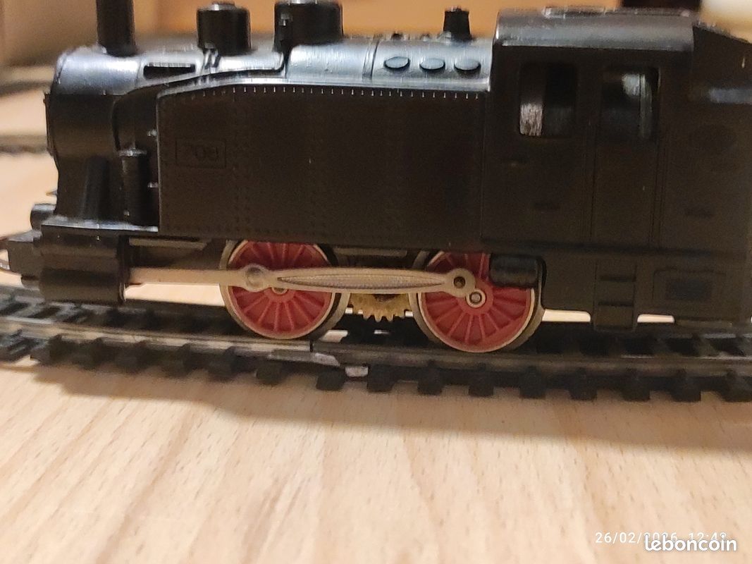 20 Rails Droits Jouef HO Acier 25cm – Vintage – Modélisme Ferroviaire