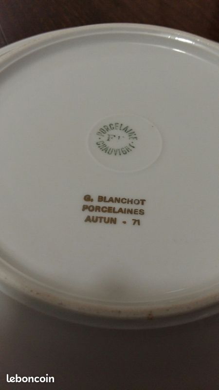 L'assiette porcelaine Chauvigny (image 2)