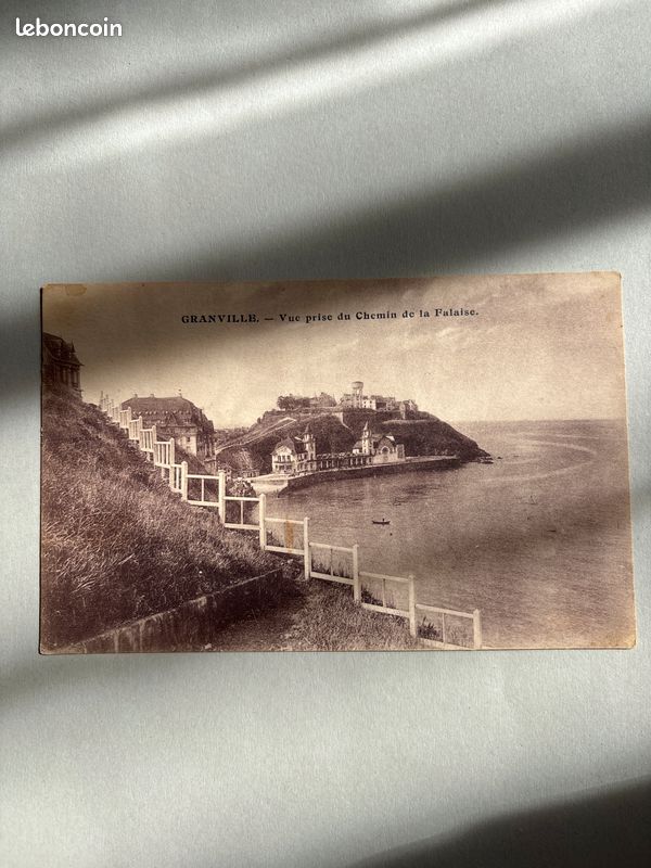 Carte Postale Ancienne 50 Jersey St Pair Donville Granville - Iles Chausey, L'Amer, Janvier 1940
