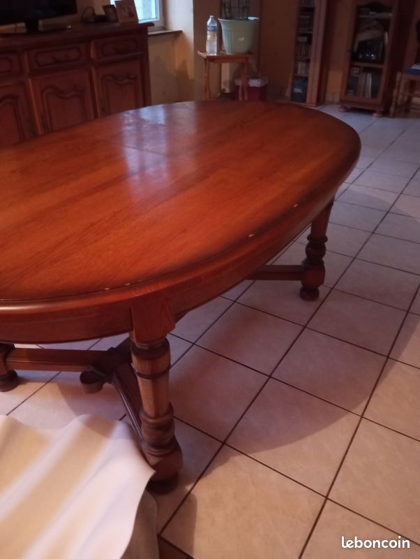 Lot buffet table plus chaise (image 1)