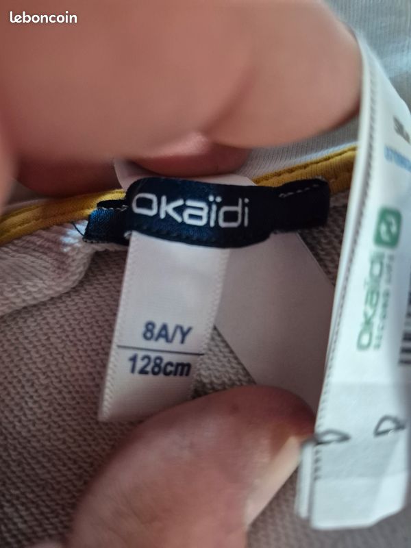 Sweat zippé okaidi (image 4)