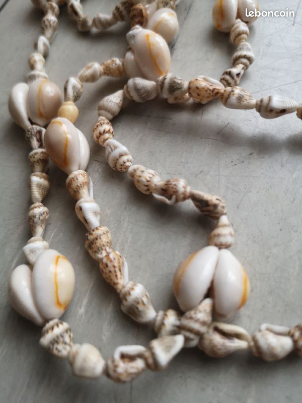 Véritable collier en coquillage du pacifique (image 3)