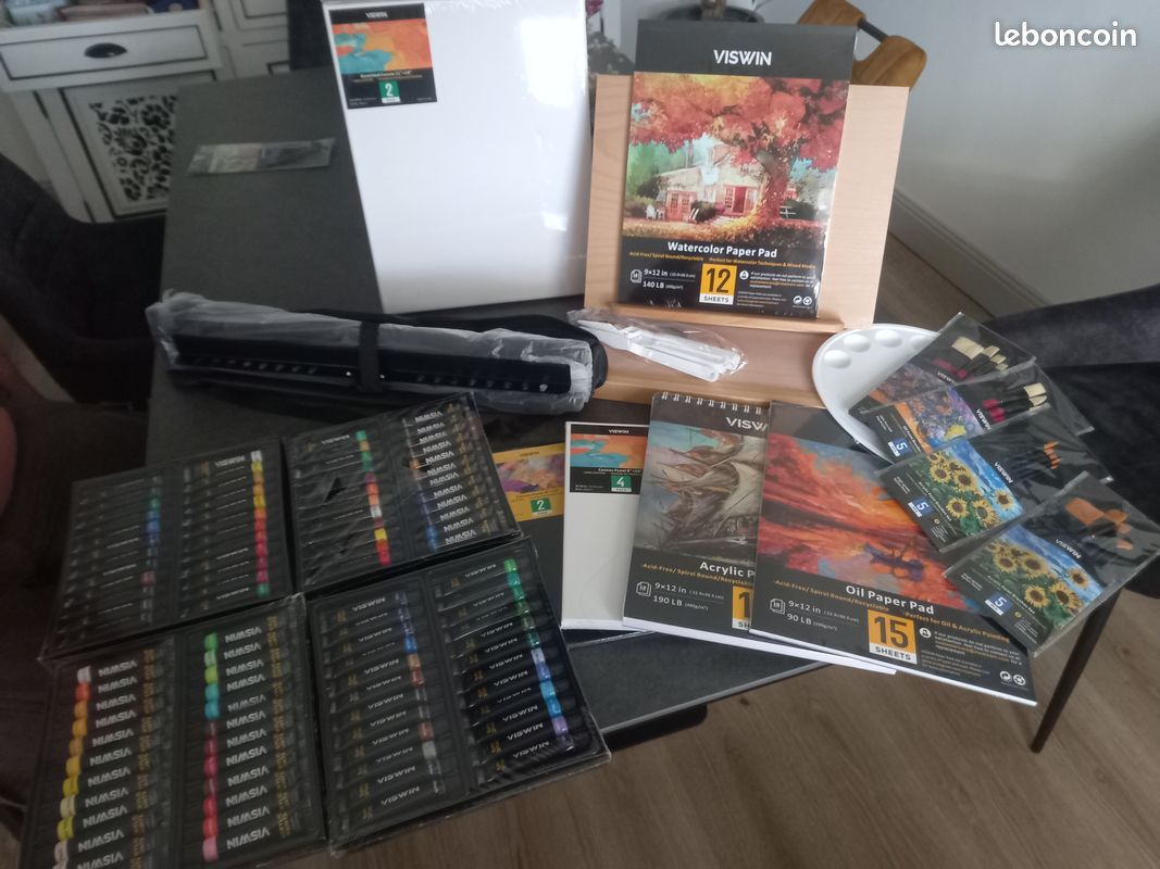 Coffret Peintures acrylique- oil et aquarelles (image 1)