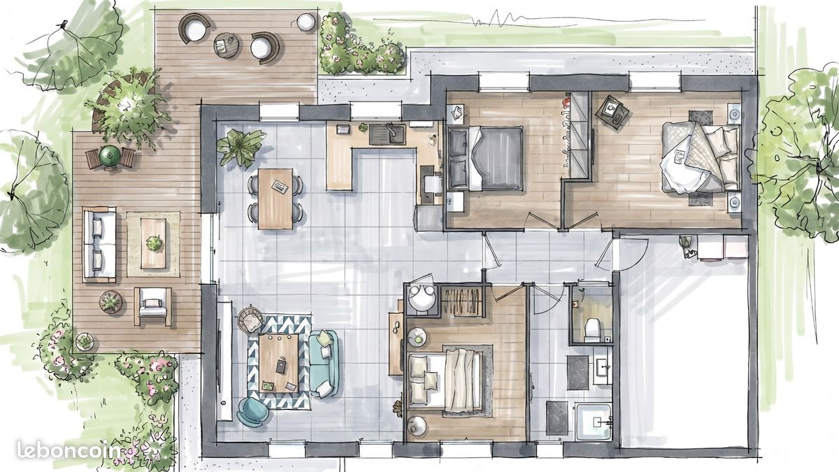 Maison 4 pièces 80 m² · à Commequiers · 80,3 m² · 205 976 €