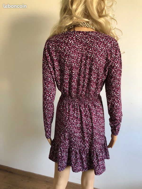 Robe imprimée à manches longues New Look taille 38 jamais portée (image 5)