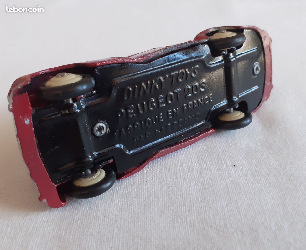 Dinky Toys 24R - Peugeot 203 Vert Métallisé, Rare Première Variante