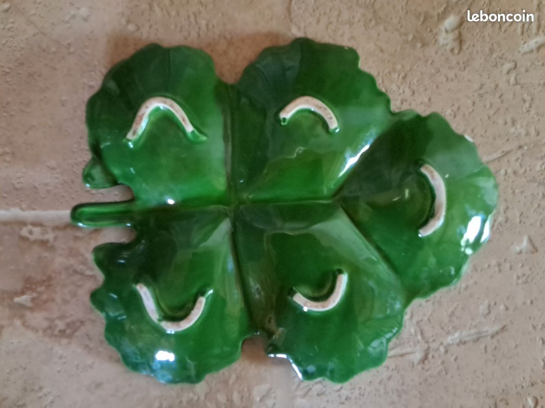 Plat légumes apéritif à compartiments en barbotine