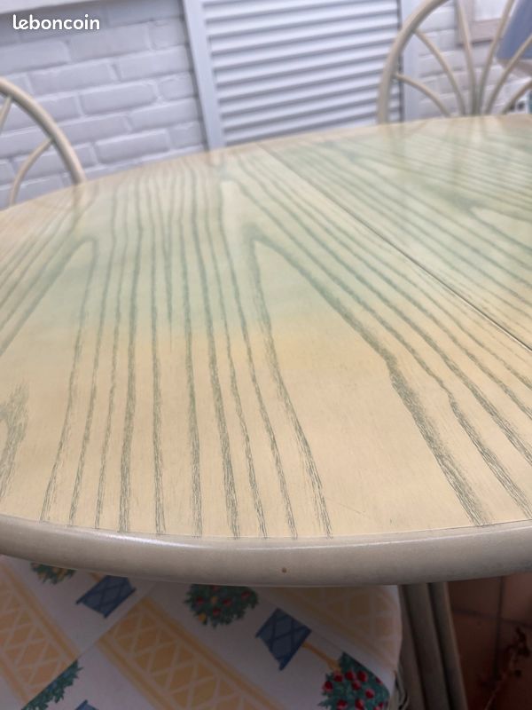Table de véranda avec 4 chaises (image 2)