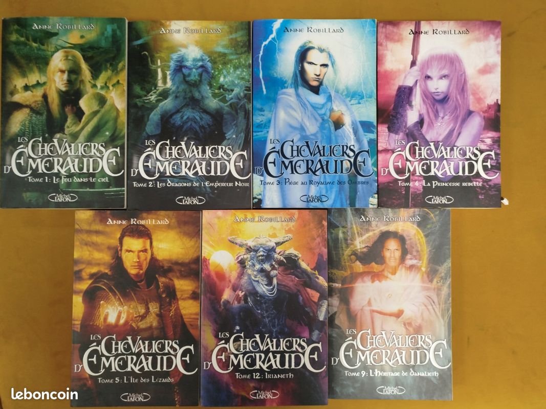 Les chevalier de l'émeraude - tome 1, 2, 3, 4, 5, 9, 12Anne robillard (image 1)