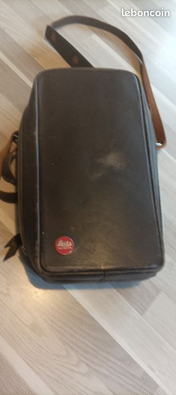 Sac Bandoulière Leica Vintage En Cuir Pour Appareil Photo - Occasion