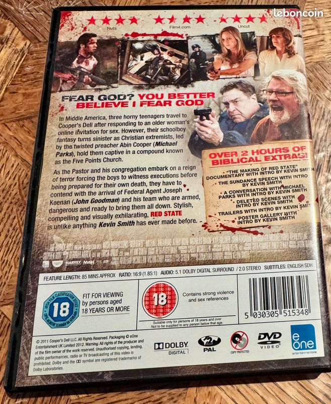 Red State (DVD) - Kevin Smith, John Goodman, Michael Parks (image 2)