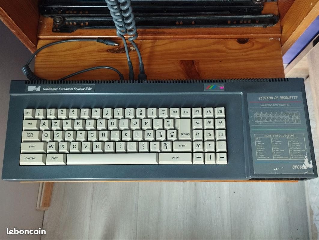 Jeu Amstrad CPC 6128 - APPRENDS-MOI A ECRIRE (1 ET 2) - Cedic Nathan