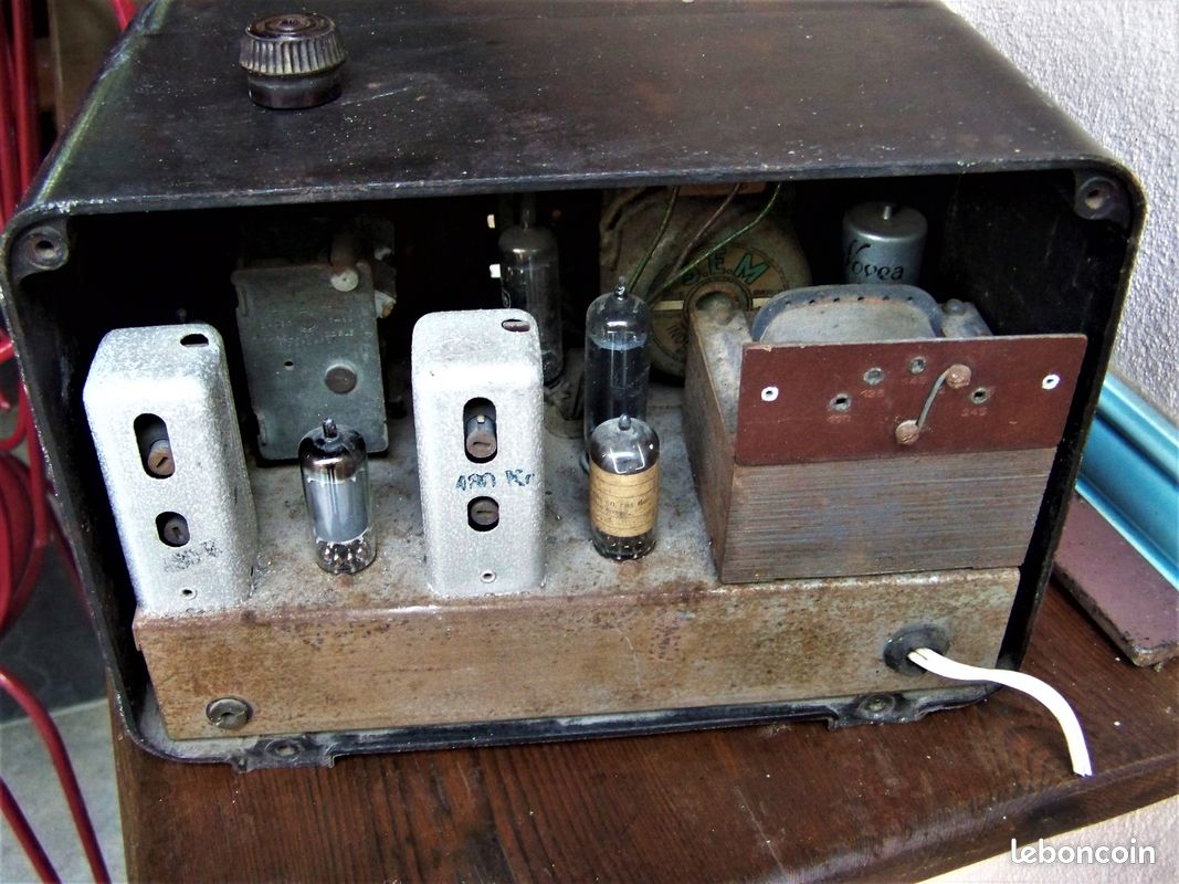 Ancien Poste TSF Bakélite S E M VINTAGE à restaurer (image 7)