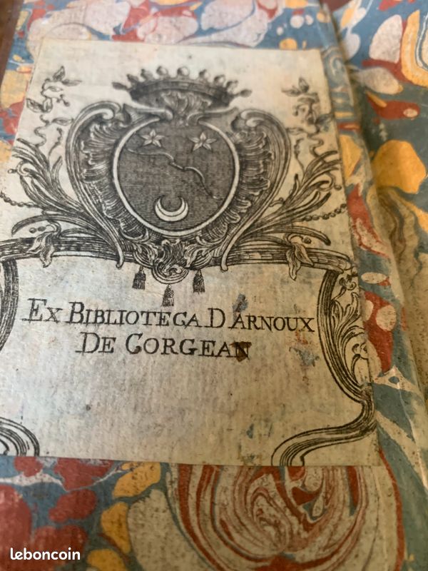 OEUVRES de M. GRESSET Chez Kelmarneck 1765 T1 & T2 - Ex-libris ( Armoiries) (image 4)