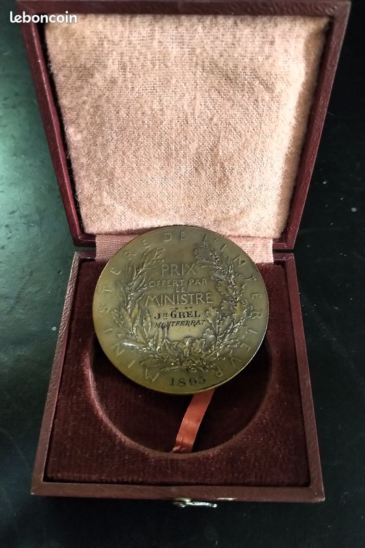 Médaille En Bronze Premier Empire Rare