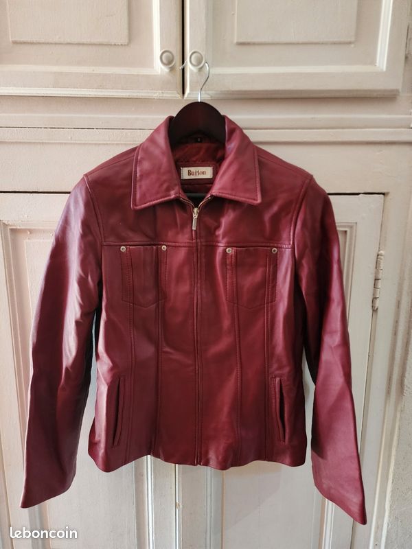 Veste en cuir de vachette (image 1)
