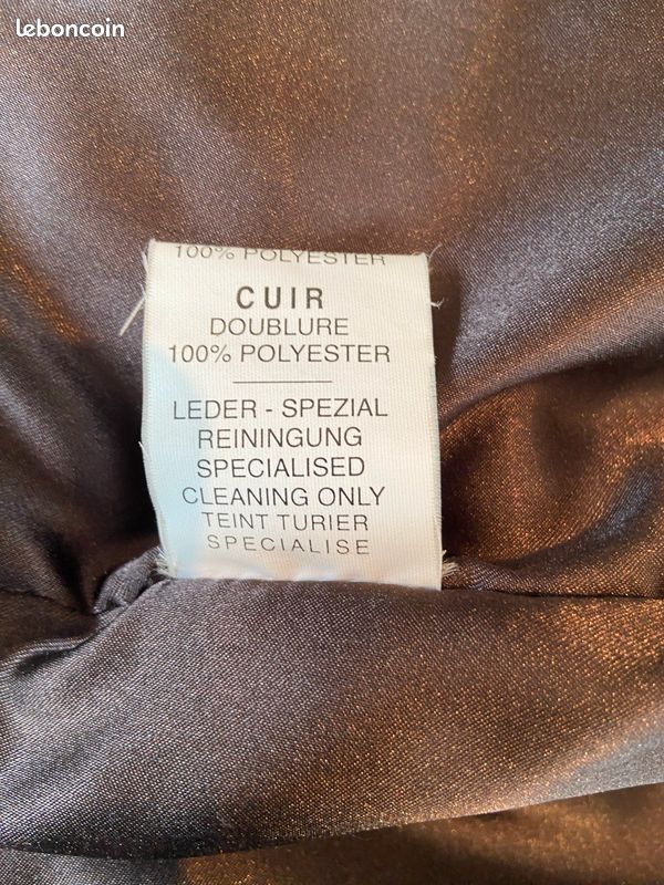 Veste femme cuir véritable marque Le Buffle (image 6)
