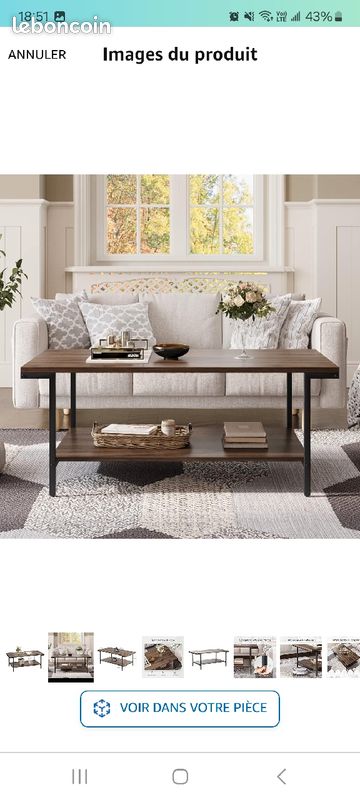 Table basse moderne neuve (image 3)