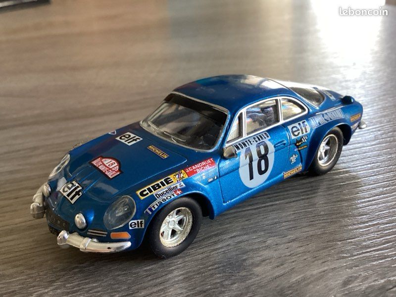 Modèle Réduit Alpine Renault A110 1800 Andruet 1973 Rallye Monte-Carlo – Échelle 1:43 – Marque Altaya