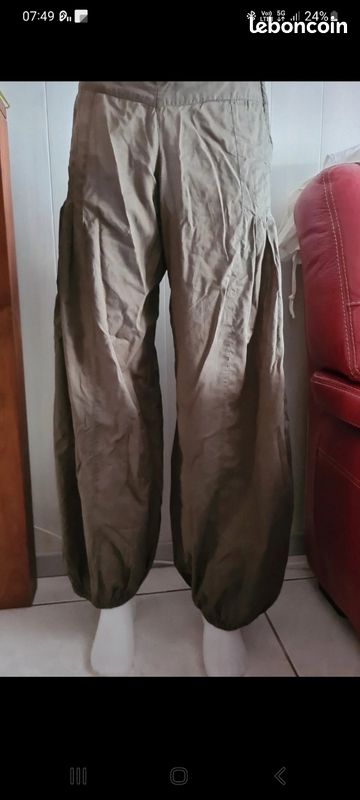 Pantalon large femme taille 36 clockhouse neuf (image 1)