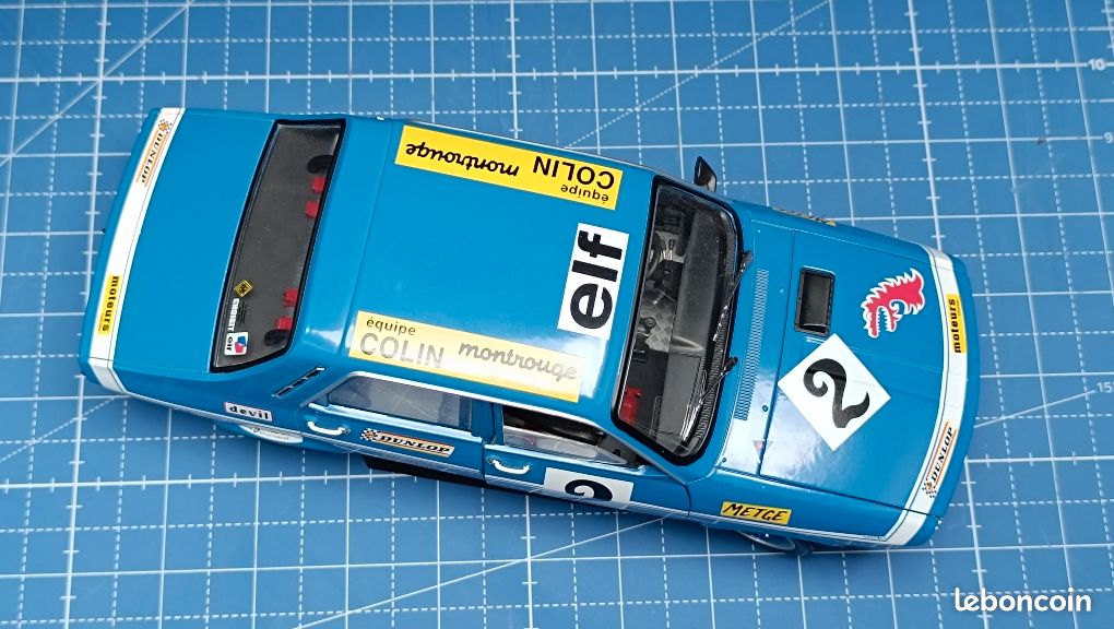 Rare Renault R12 Gordini 1971 - Solido Coffret Métal 1/18 - Voiture Miniature