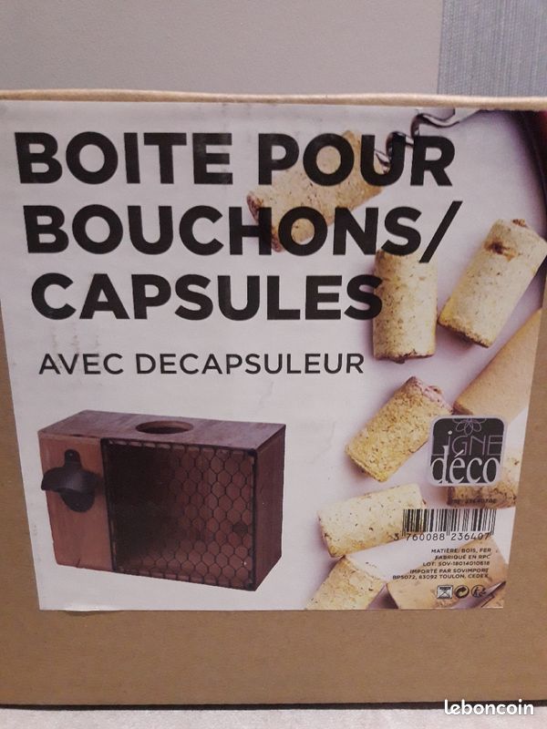 Boîte déco décapsuleur neuve (image 1)