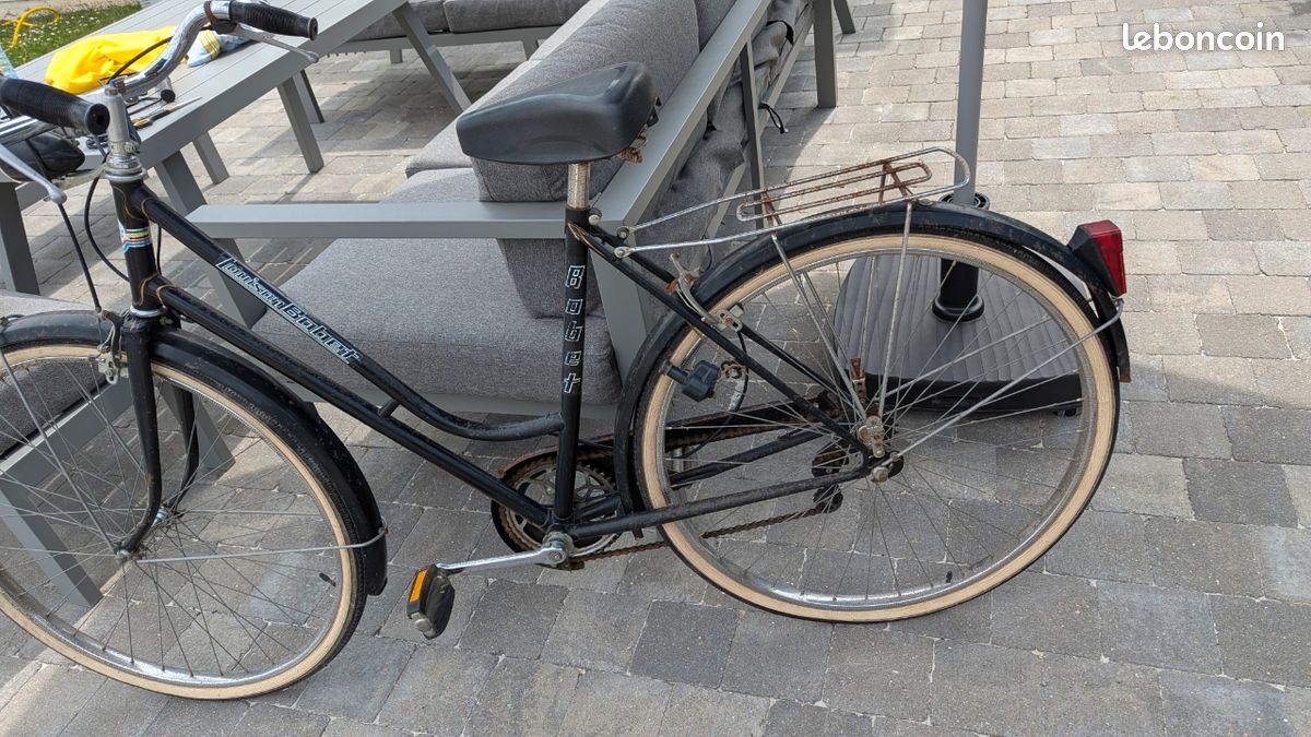 Vélo Enfant Vintage Louison Bobet - 5/8 Ans - Fabrication Française - Jaune