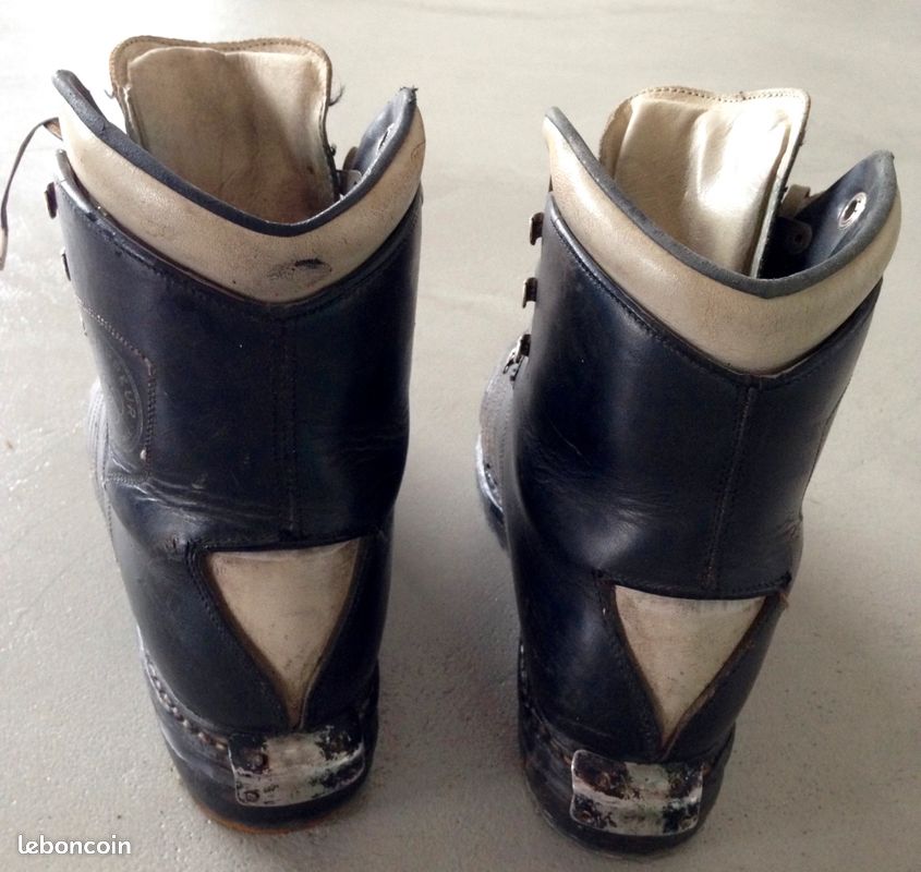 Chaussures cuir LE TRAPPEUR Made in France randonnée montagne VIBRAM T 44