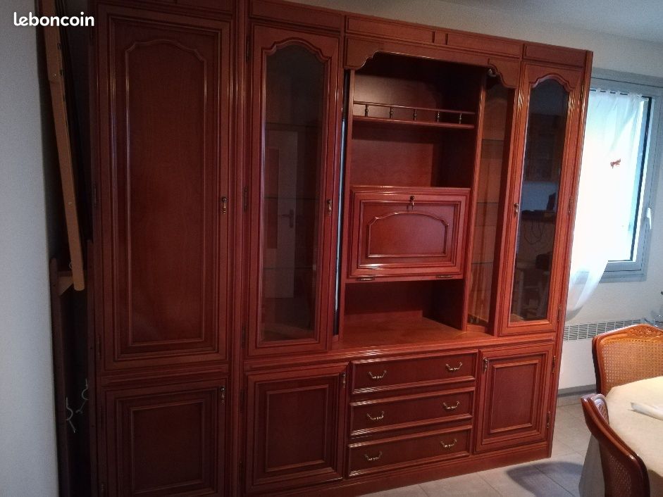 Meuble (vitrine, bar, TV et rangement) (image 1)