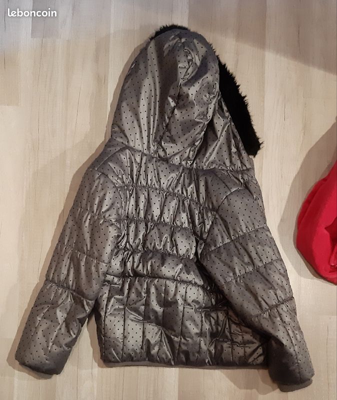 Manteau avec doublure polaire amovible 10 ans (image 3)