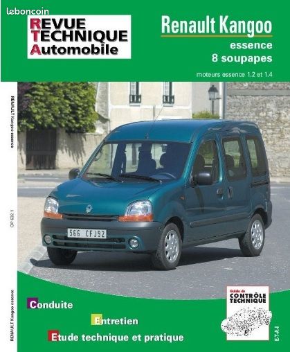 E.T.A.I - Revue Technique Automobile 632.1 - RENAULT KANGOO I (image 1)