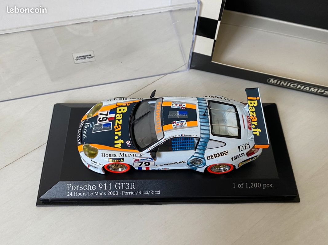 Minichamps 1/43 Porsche 911 GT3-R - Le Mans 24H 2000 - Perspective Racing