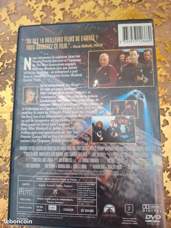 DVD Star Trek premier contact (image 2)