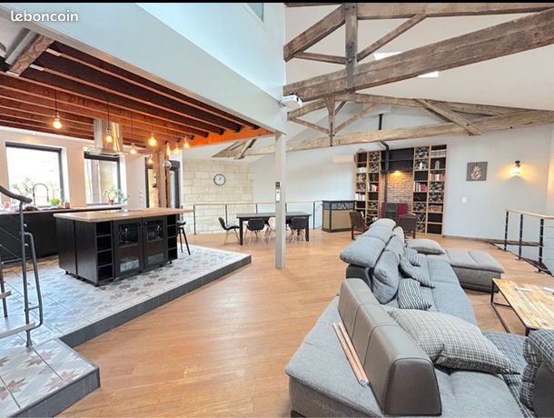 Grand loft 3 chambres + salle de sport & jacuzzi – cœur de Libourne
