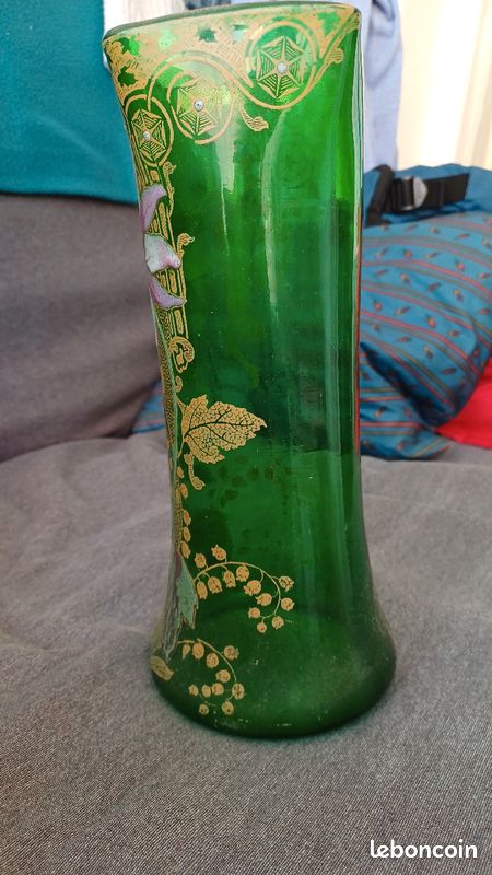 Vase émaillé Legras 1900 (image 3)