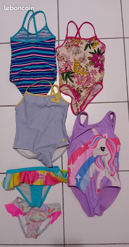 Lot maillots de bain fille 2 à 5 ans (image 1)