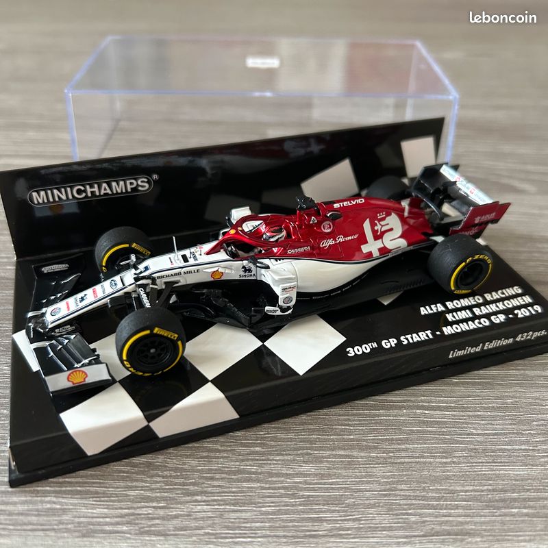 Raikkonen Minichamps 1/43 F1 Alfa Romeo Kimi Raikkonen GP