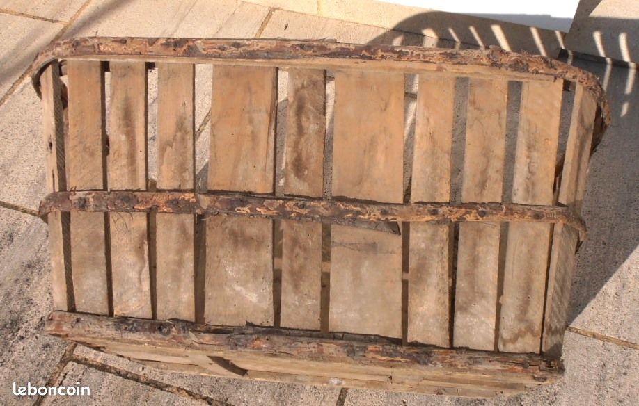 Grande Panière en Bois Vintage (image 4)