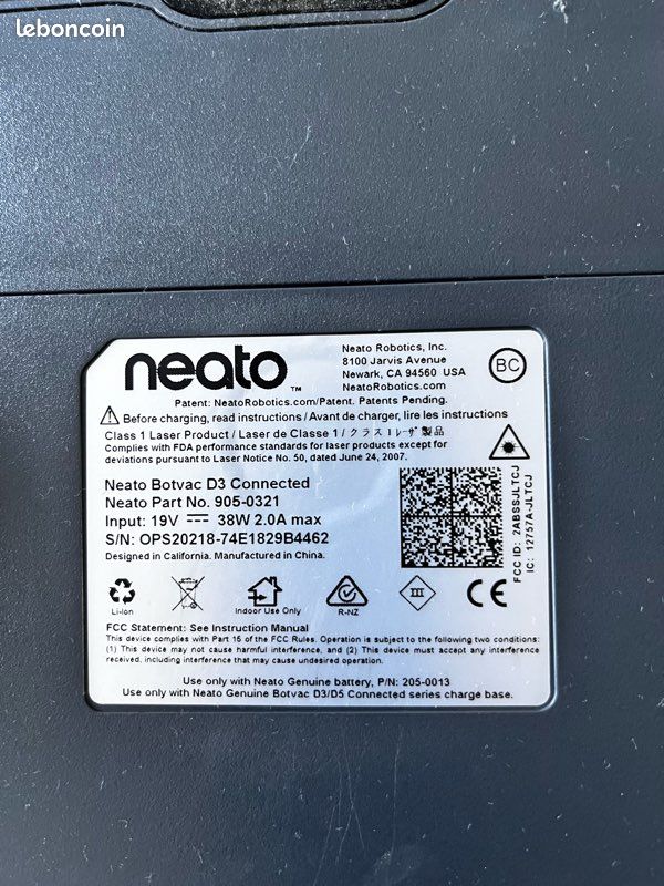 Aspirateur robot Neato D3 Botvac (image 3)