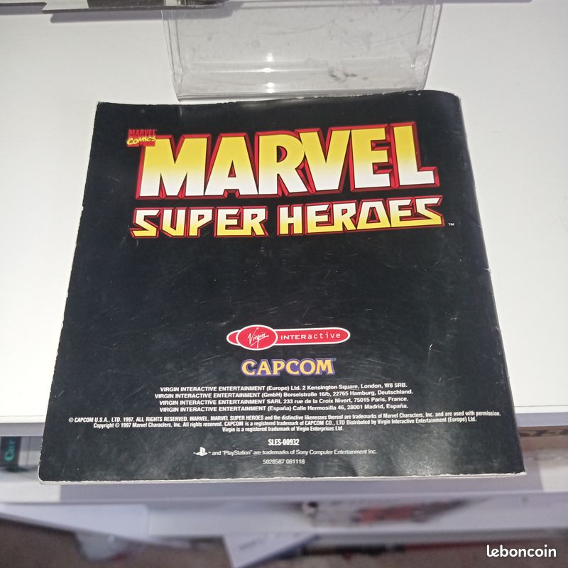 MARVEL SUPER HEROES vs. Street Fighter - En Boite FR - Sony PS1 PlayStation 1 EUR 99,99 - FR