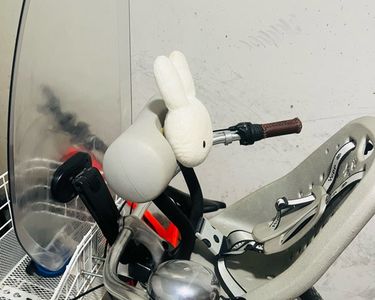 Rembourrage De Guidon Thule Yepp Mini Miffy, Blanc Et Gris, Neuf Sous Emballage