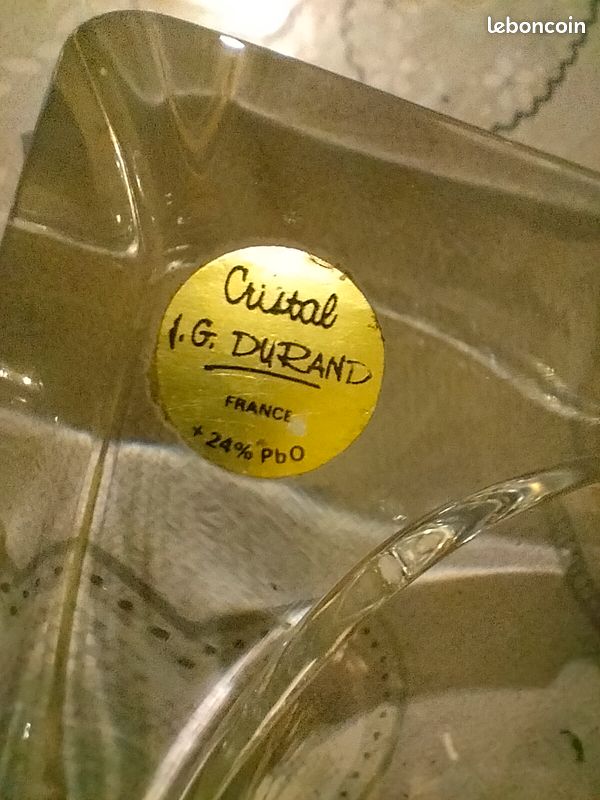 Grand cendrier en cristal (image 3)