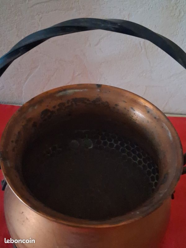 Cache pot en cuivre (image 2)