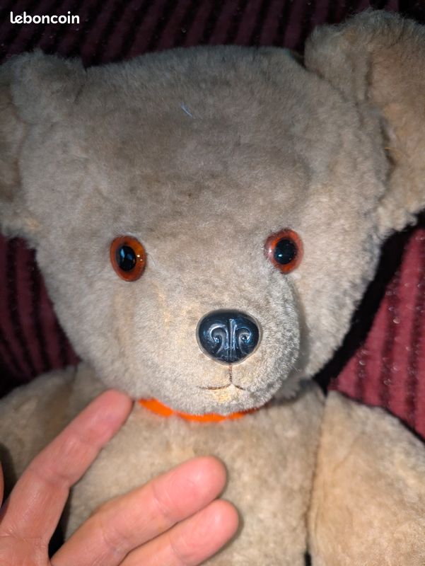 OURSON EN PELUCHE 50 cm OURS TEDDY BEAR ANNEES 1900-1920