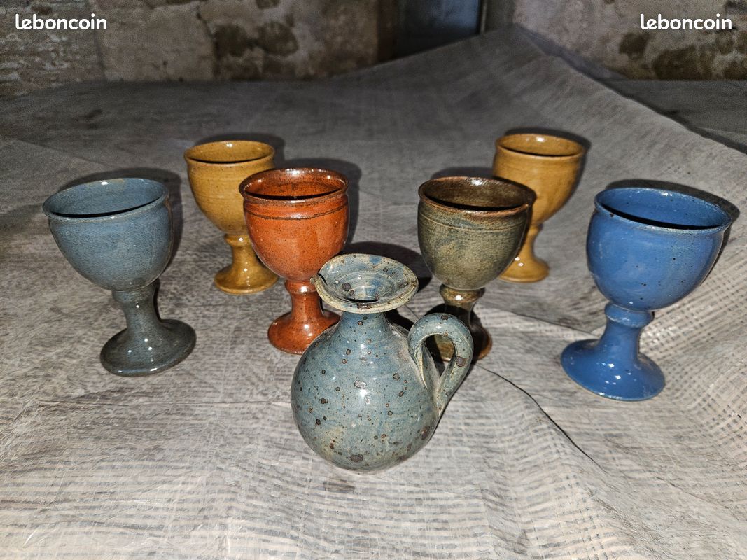 Lot de verres en terre cuite (image 2)