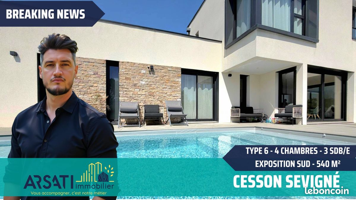 Maison 6 pièces 168 m² · à Acigné · 168 m² · 774 900 €