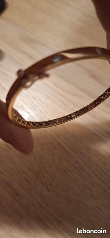 Bracelet rigide en or rose 18K – 6,85 g (image 4)