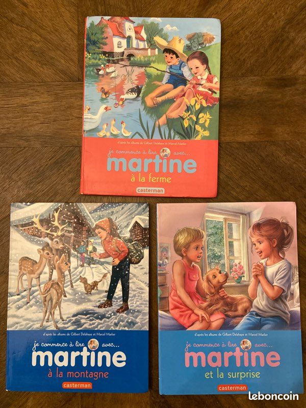 Lot 3 livres Martine - Je commence à lire avec… (image 1)