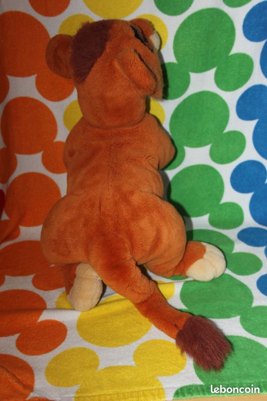 GRANDE PELUCHE RANGE pyjama simba le roi lion vintage (+ de 50 cm) £59