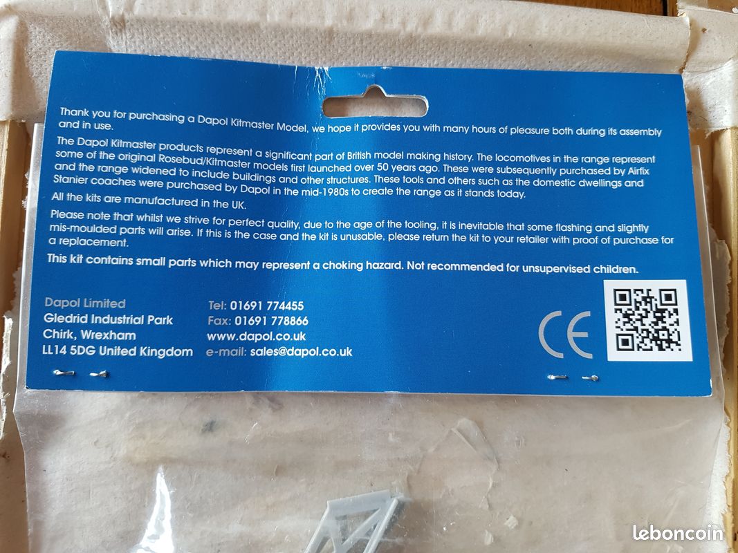 DAPOL-KITMASTER - Kit non monté d'une passerelle pour pietons - NEUF en sachet scellé (image 3)